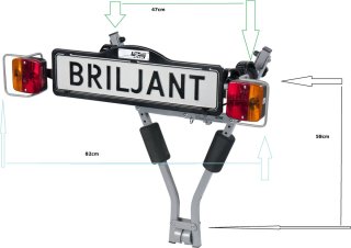 Pro-user Briljant Fietsendrager 2 fietsen