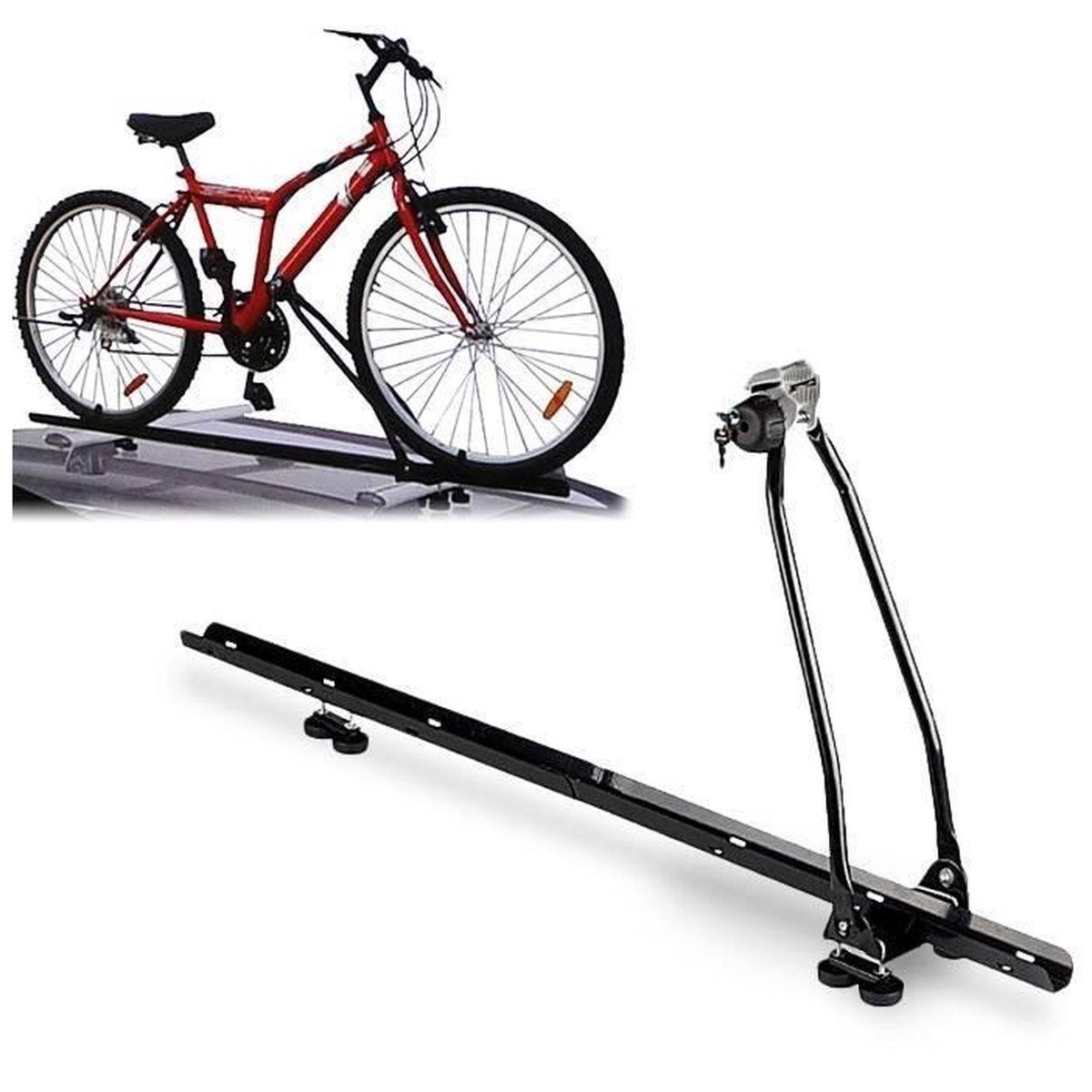 ProPlus Fietsdrager Dakmontage 1 Fiets Zwart