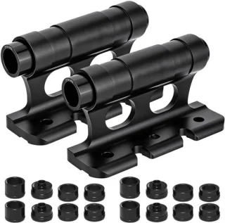Set van 2 aluminium fietsvorkhouders