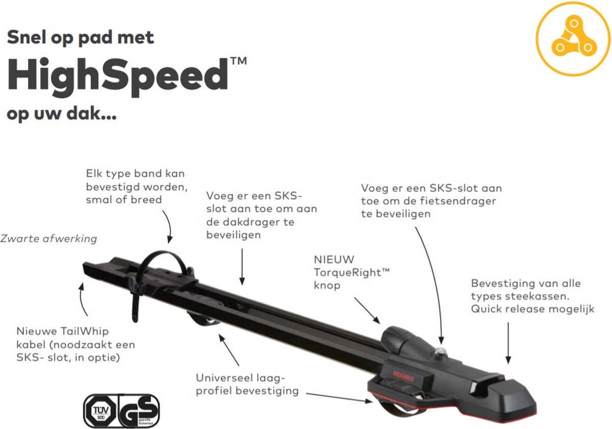 Tesla Fietsendrager Dak Model 3 S X Y