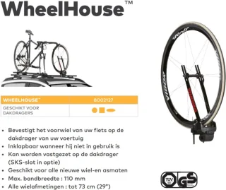 Tesla Fietsendrager Dak Wheelhouse voor Model 3 S X Y