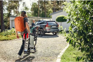 Thule EasyFold XT F Trekhaak Fietsendrager Aluminum 2 Bikes