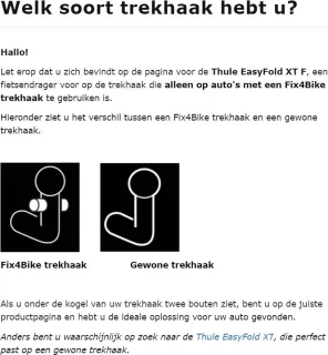 Thule EasyFold XT F Trekhaak Fietsendrager Aluminum 2 Bikes