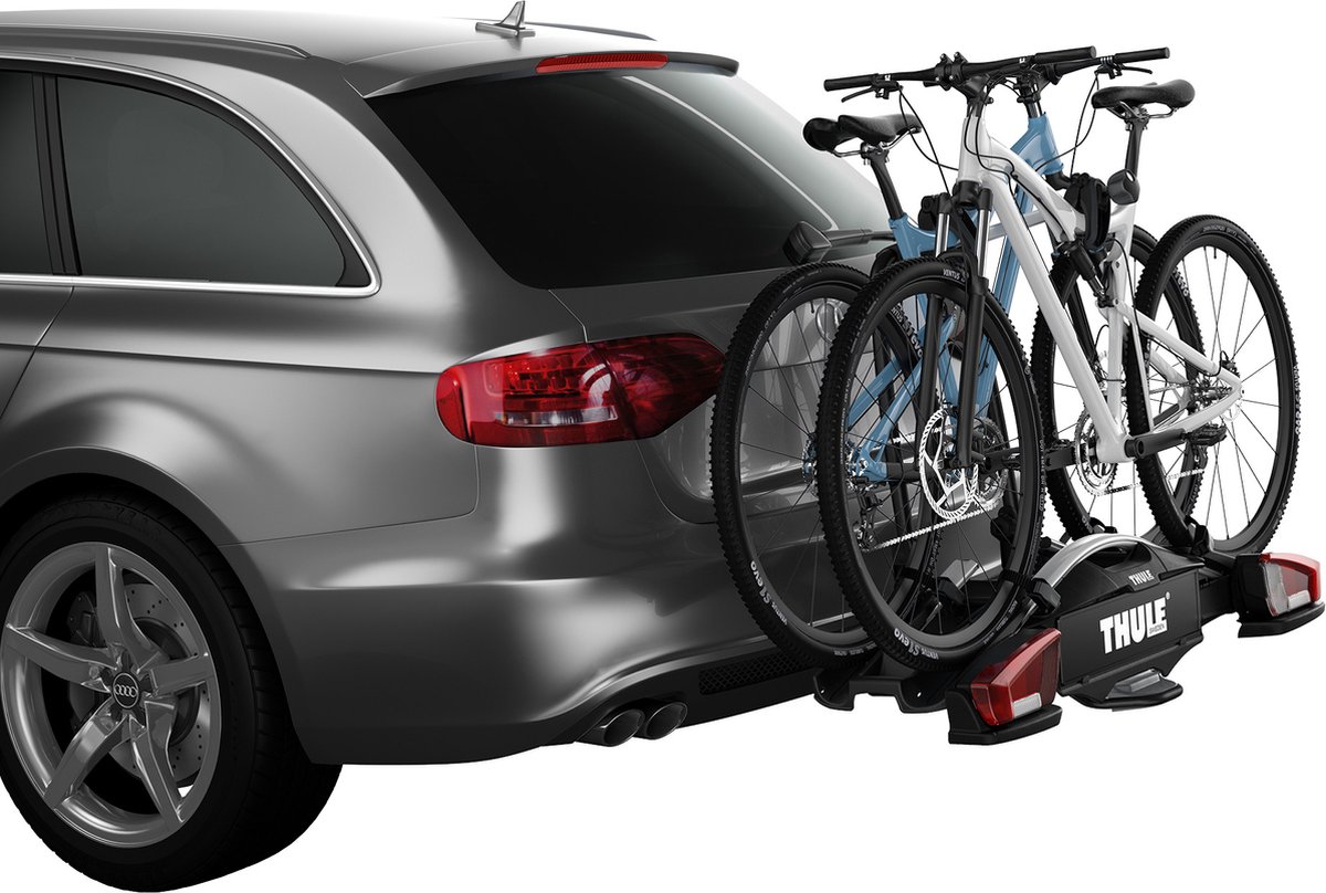 Wat vinden we goed aan de Thule VeloCompact 2-bike fietsendrager 13-pins Black/Aluminium