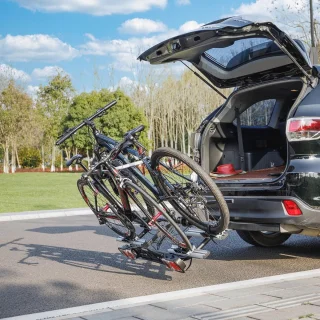 Trekhaakfietsendrager voor 2 fietsen