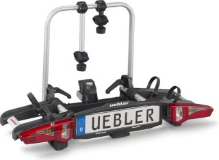 Uebler i21 — compacte, lichtgewicht en slimme trekhaakdrager voor 2 fietsen