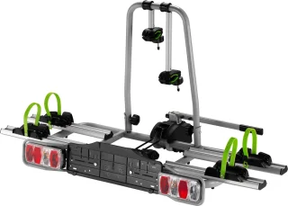 VDD Fietsendrager Elektrische Fietsen 2 Plekken Grijs/Zwart