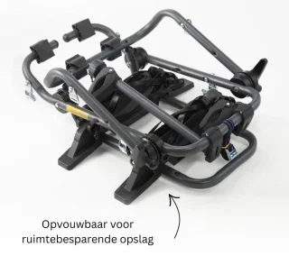 VH Supplies® Fietsendrager voor 2 elektrische fietsen (trekhaak)