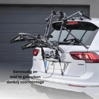 VH Supplies® Fietsendrager voor 2 elektrische fietsen (trekhaak)