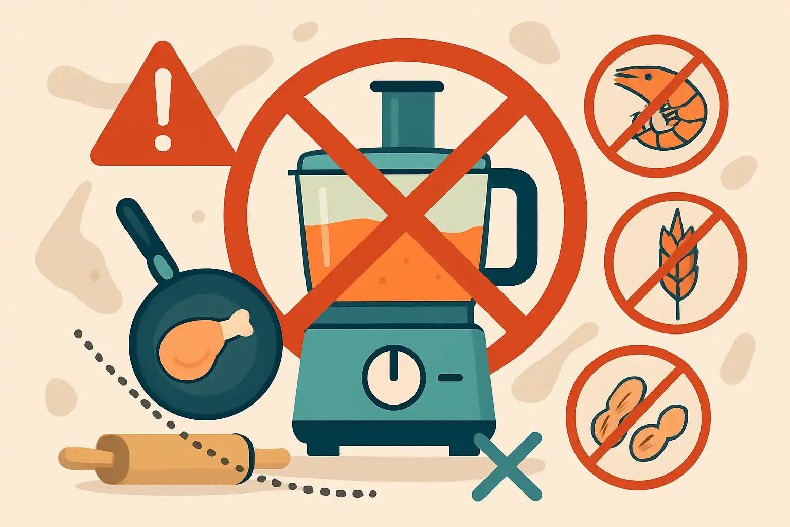 Allergenen-proof koken: zo voorkom je kruisbesmetting met je foodprocessor