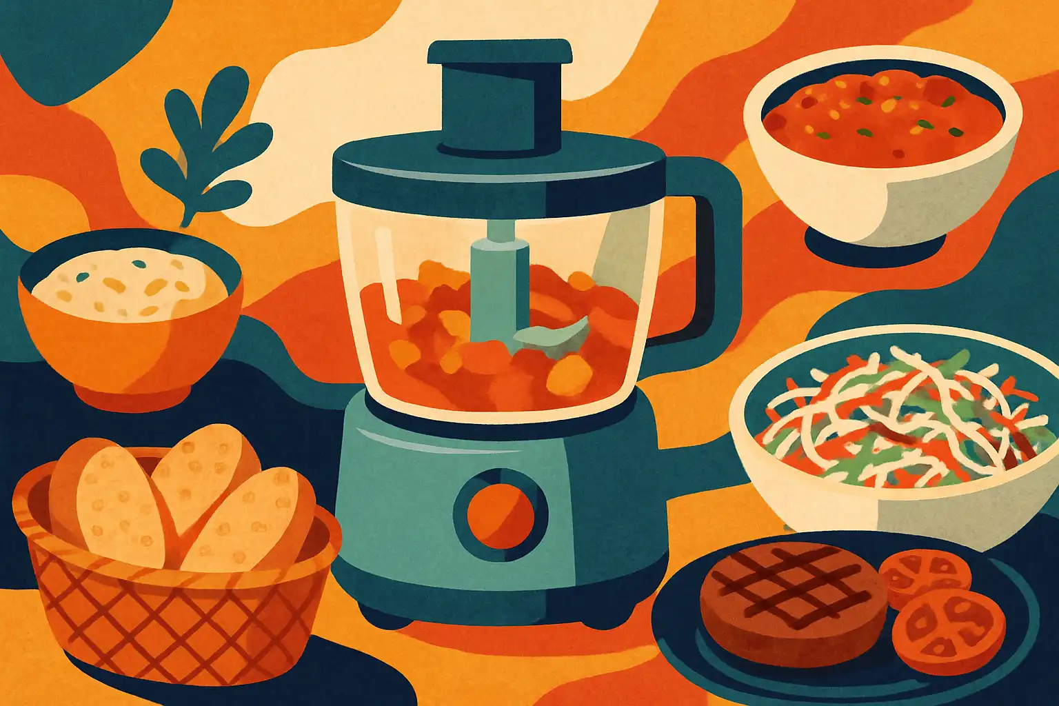 De beste foodprocessor-hacks voor picknick en barbecue: van dips tot slaw in één draai