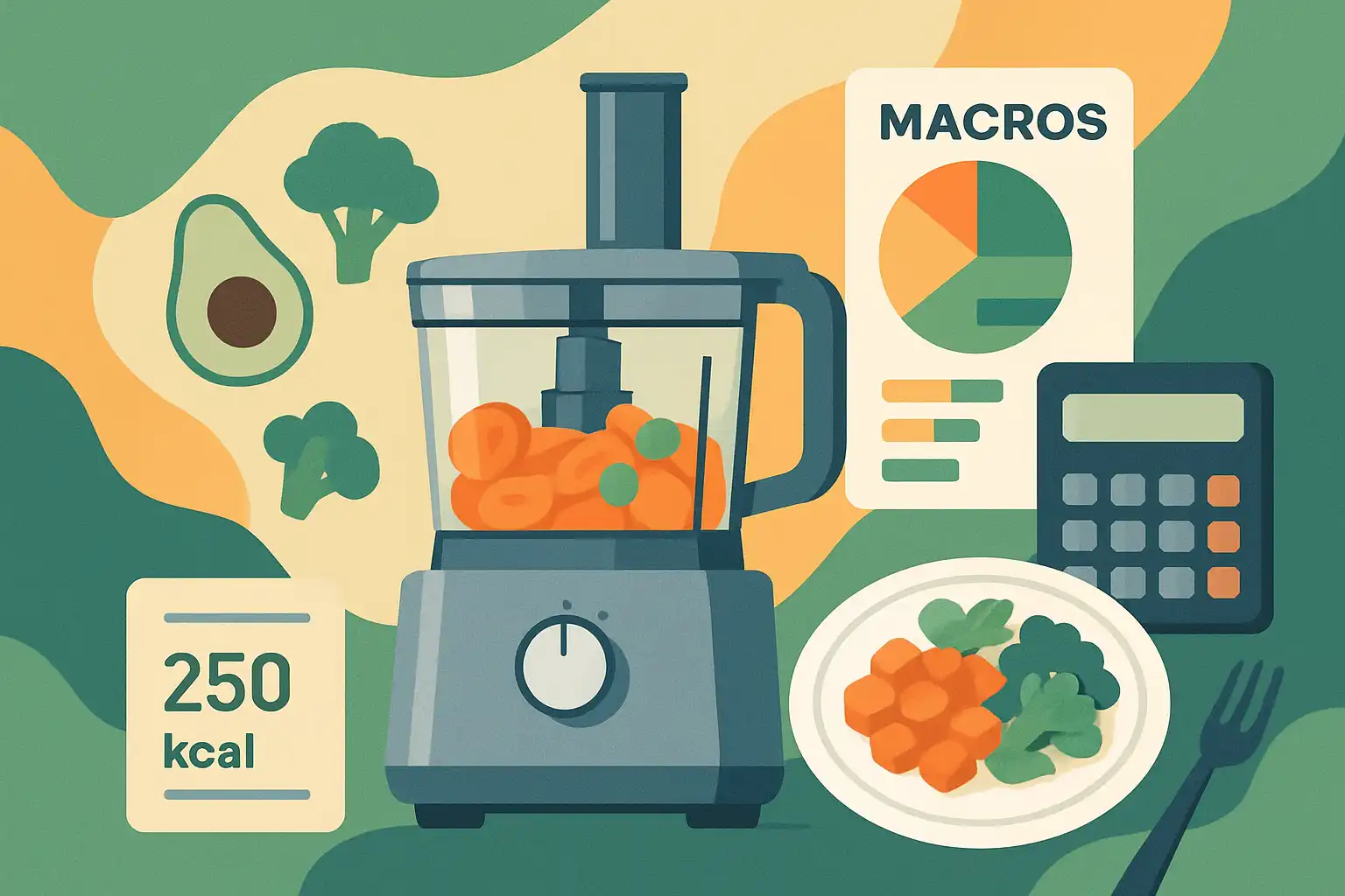 Eet precies: zo gebruik je je foodprocessor voor calorie- en macrogestuurde maaltijden
