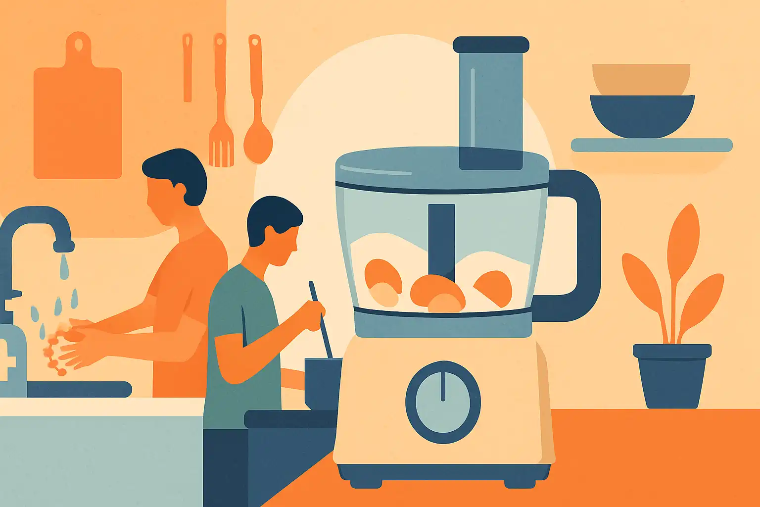 Gedeelde keukens en de foodprocessor: slimme hygiëne- en gebruiksregels voor studenten en co‑living