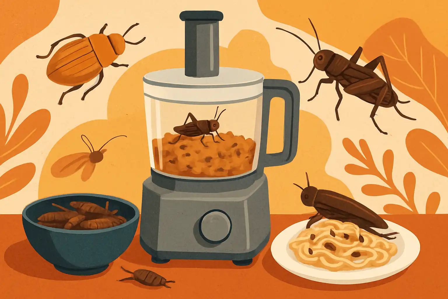 Insecten op het menu: hoe je je foodprocessor gebruikt om smaakvolle, toegankelijke gerechten met insecten te maken