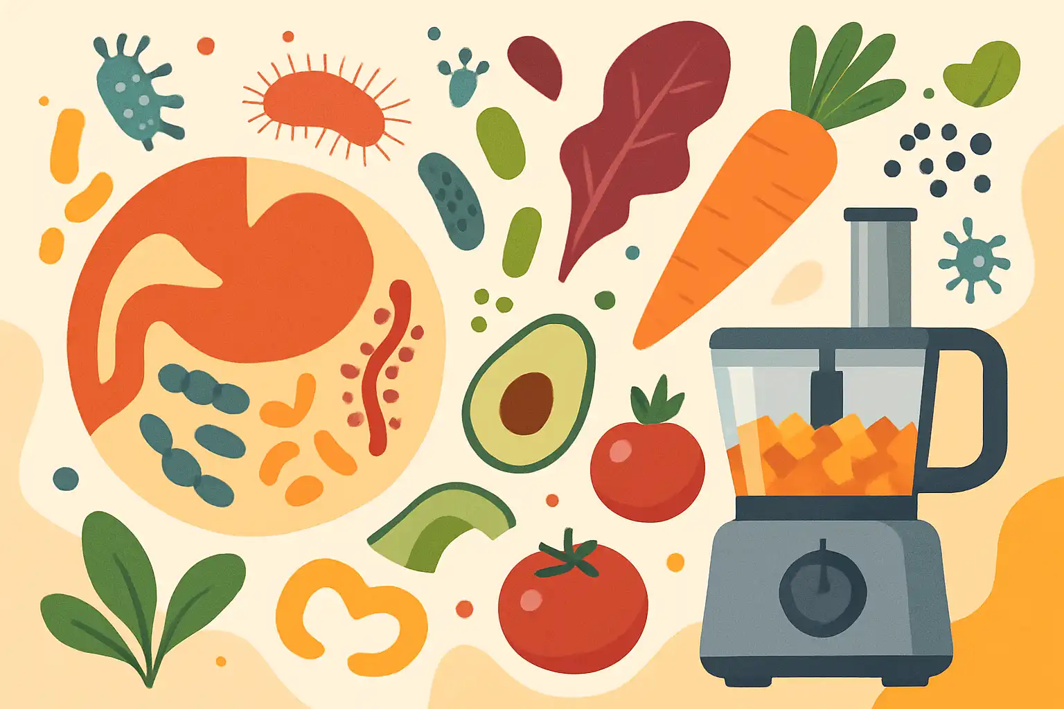 Je microbioom op het menu: gebruik je foodprocessor voor gepersonaliseerde maaltijden