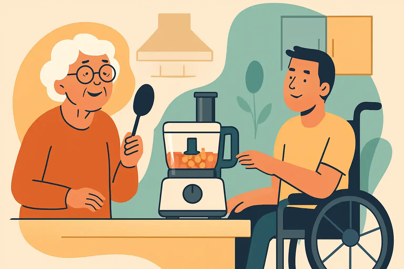Keuken voor iedereen: hoe een foodprocessor koken toegankelijk maakt voor ouderen en mensen met een beperking