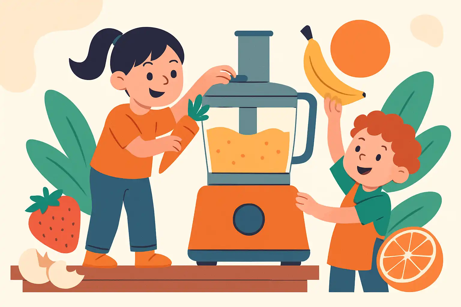 Koken met de kids: vijf veilige foodprocessor-recepten die kinderen echt leuk vinden