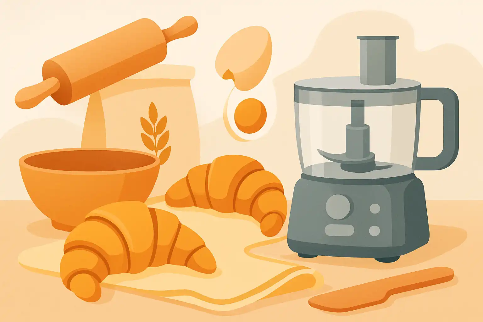 Maak bladerdeeg en croissants in minder tijd: zo gebruik je je foodprocessor als bladerdeeg-hulpmiddel