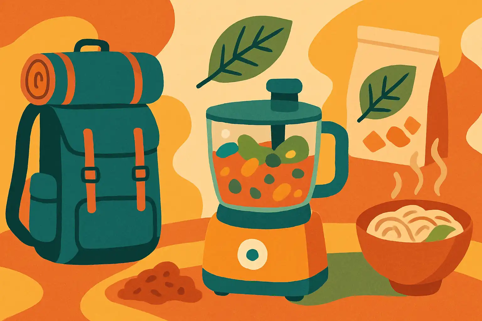 Maak perfecte backpack-maaltijden: lichtgewicht, energierijke en dehydreerbare recepten uit je foodprocessor