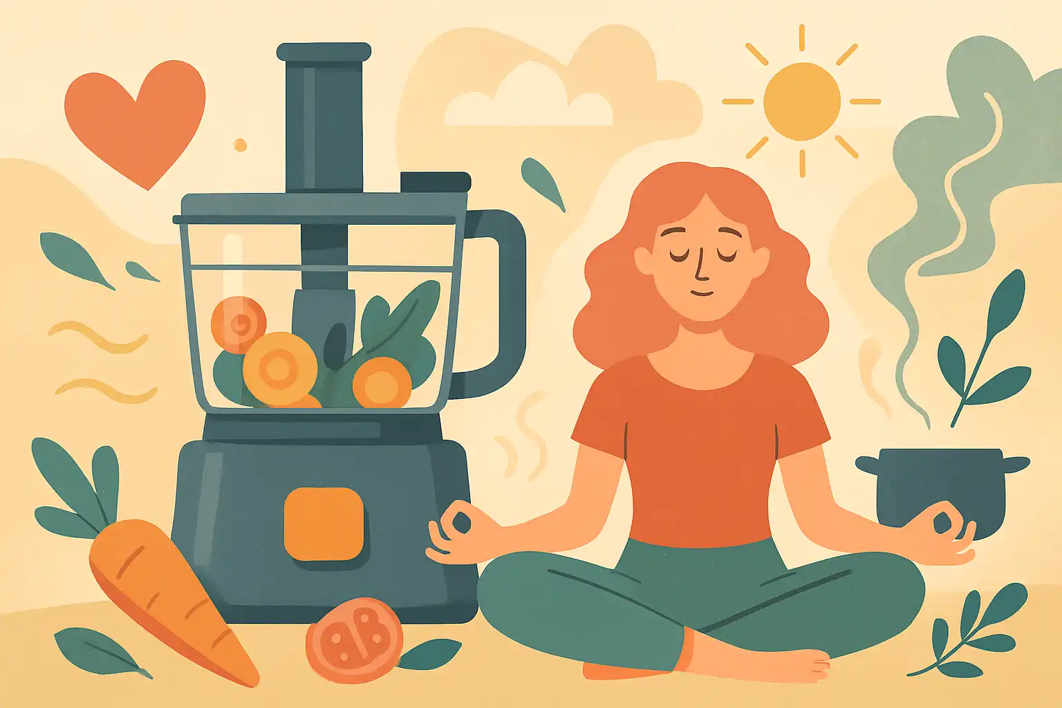 Mindful koken: hoe je foodprocessor stress in de keuken wegneemt en koken leuker maakt