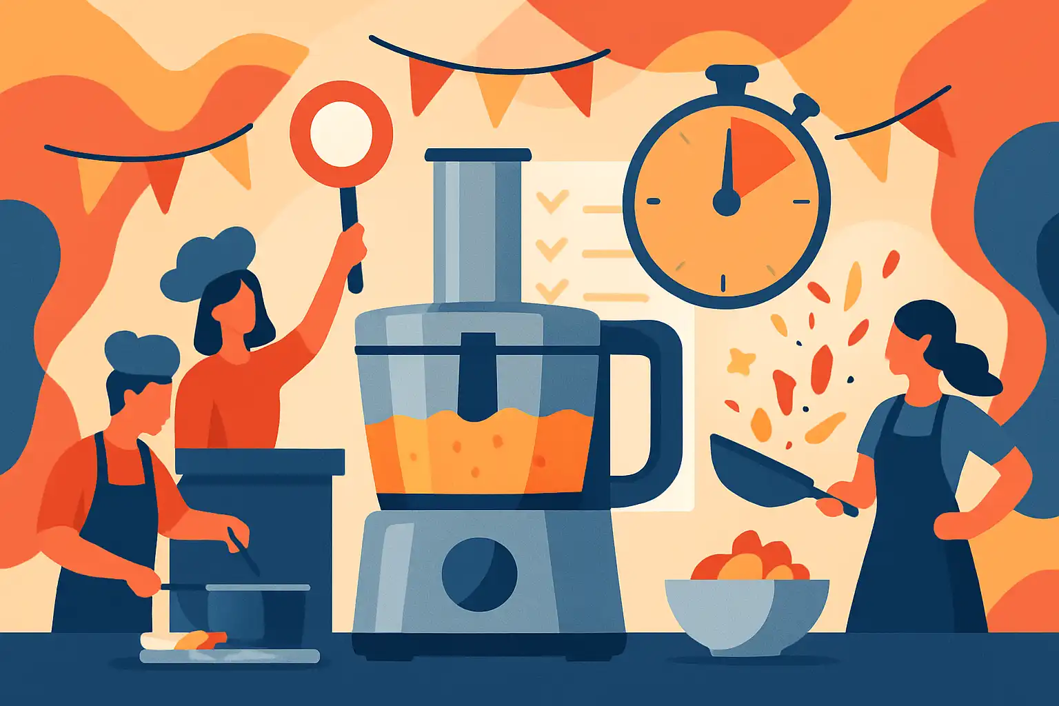 Organiseer een foodprocessor-challenge: zo zet je een spannende kookwedstrijd thuis op