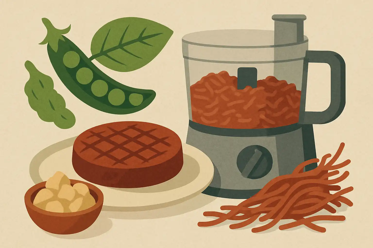 Plantaardig vlees thuis maken: zo creëer je sappige, vezelachtige texturen met je foodprocessor