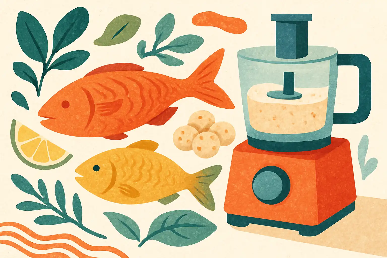 Plantaardige vis en zeevruchten uit je foodprocessor: textuurtrucs en recepten die iedereen verbaast