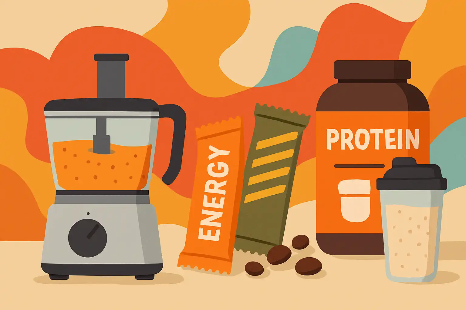 Sportvoeding in een klik: energierepen en proteïneblends uit je foodprocessor