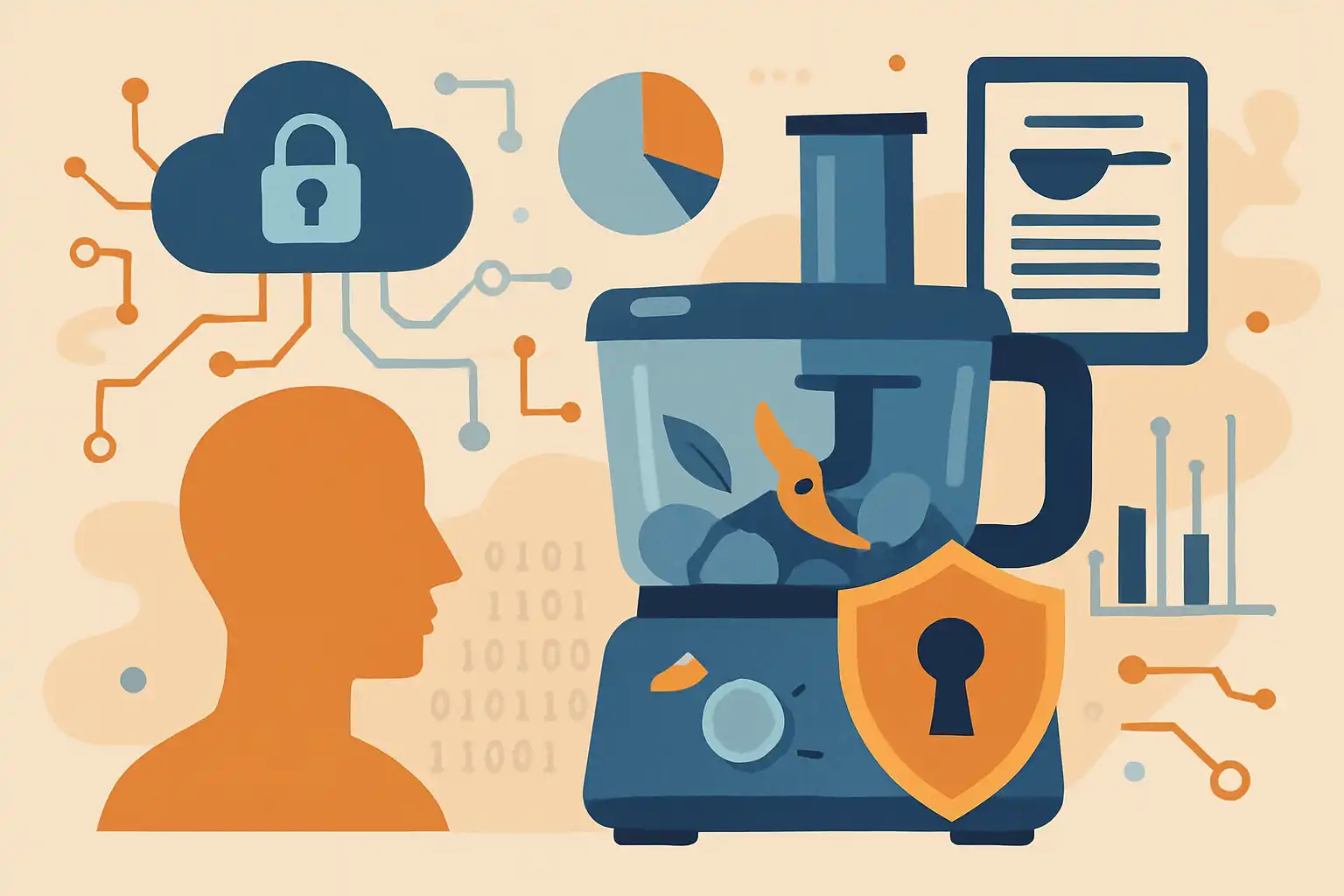 Wat slimme foodprocessors over jou weten: privacy, data en slimme recepten