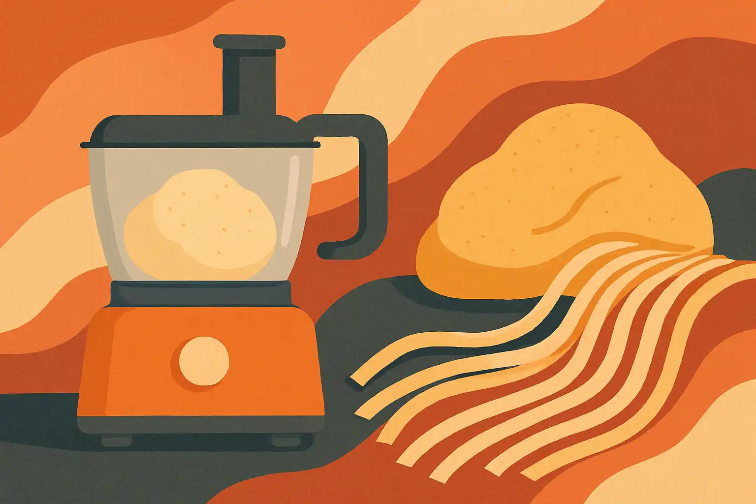 Zelf pasta maken met je foodprocessor: van deeg tot linten in minuten
