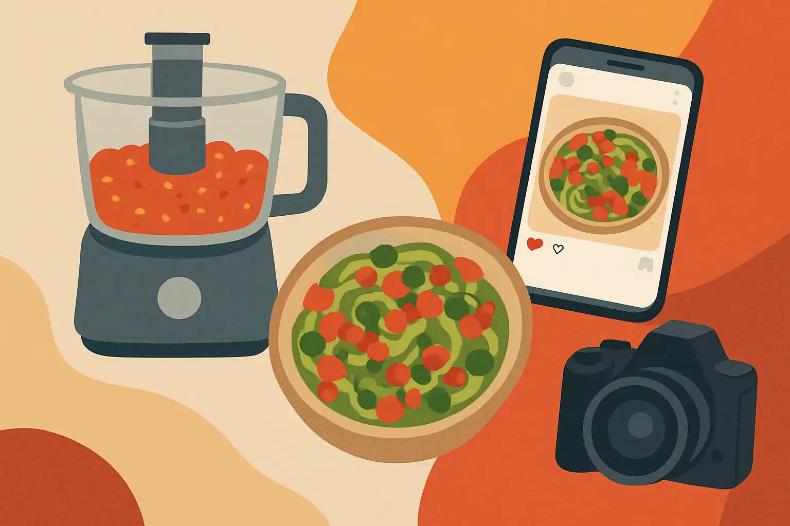 Zo fotografeer je foodprocessor-gerechten voor Instagram zonder professionele apparatuur