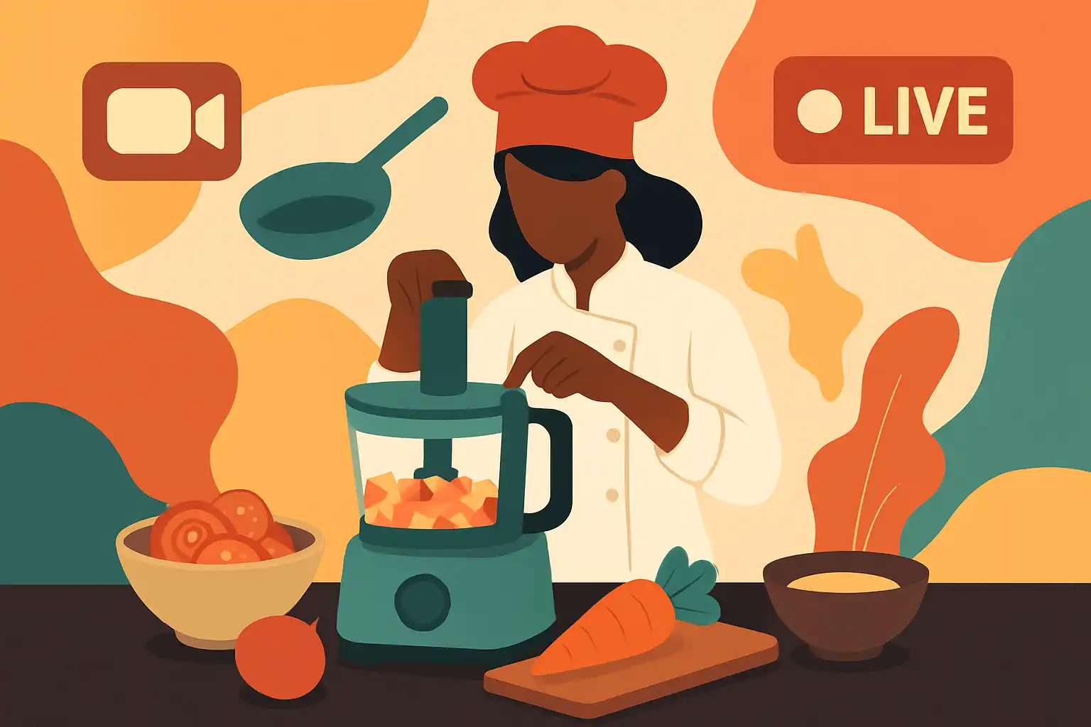 Zo organiseer je een succesvolle live kookworkshop met je foodprocessor