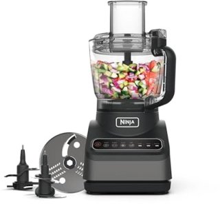 Krachtige Keukenmachine met 4 Automatische Programma's en 3 Handmatige Snelheden voor Hakken, Snijden en Mengen - 2.1L Kom, 850W review