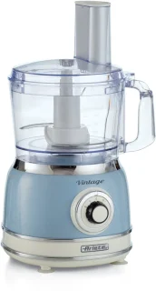 Ariete 1781/05 - Vintage food processor- 1000W - 2L inhoud - 2 snelheden - Blauw
