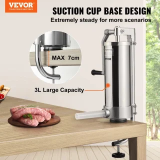 Worstmachine - Worstenvuller - Worstenmaker - 3L - Huishoudapparatuur - Keukenmachine