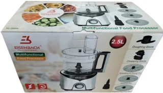 Eisenbach multifunctionele food processor 2,5 L - 1500 Watt. RVS