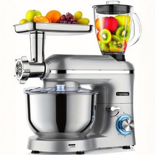 Keukenmachine – Keukenmixer – Keukenrobot – Foodprocessor – Blender – 2000W Motor – 5,5L RVS Mengkom review