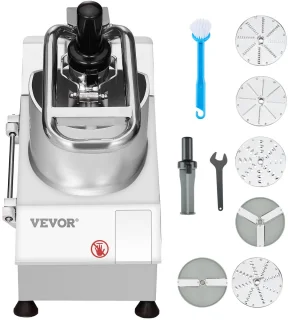 Keukenmachine – Foodprocessor – Keukenrobot – Keukenmixer – Hakmolen – 750W Motor – 6 Roestvrijstalen Messen