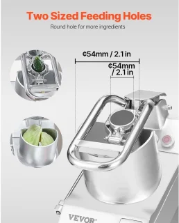Keukenmachine – Foodprocessor – Keukenrobot – Keukenmixer – Hakmolen – 750W Motor – 6 Roestvrijstalen Messen