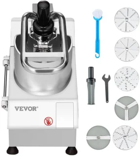 Keukenmachine – Foodprocessor – Keukenrobot – Keukenmixer – Hakmolen – 750W Motor – 6 Roestvrijstalen Messen