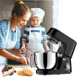 Multifunctionele Foodprocessor - Elektrische Keukenmachine Met Mengkom En Opzetstukken - Krachtige Hakmolen Mixer En Kneedmachine Voor Bakken En Koken