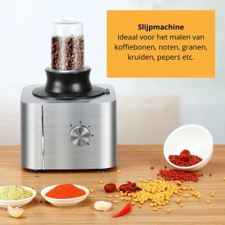 11 in 1 Food Processor Grijs 1100W