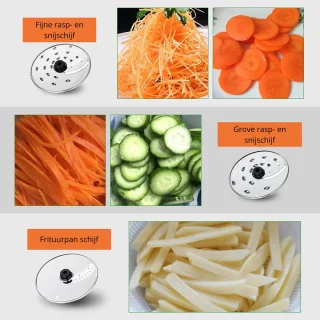 11 in 1 Food Processor Grijs 1100W