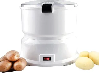 Aardappelschilmachine elektrisch - 1kg - wit