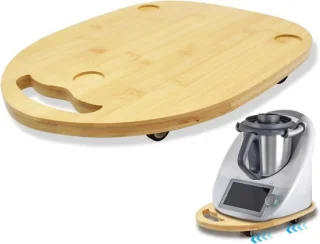 Accessoire voor keukenmachine - houten plank - 36 cm - houtkleur