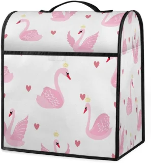 Afdekhoes voor mixer en keukenmachine, 43 x 37 x 28.5 cm, roze