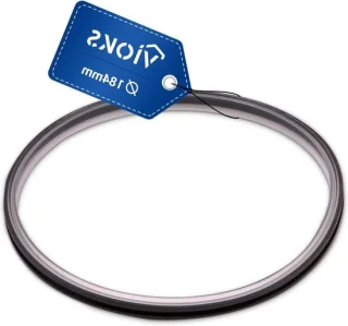 Afdichting keukenmachine dekselring kom, 184 mm, zwart