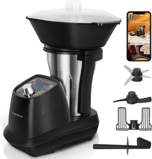 Aigostar Power Cook 33ICM keukenmachine zwart
