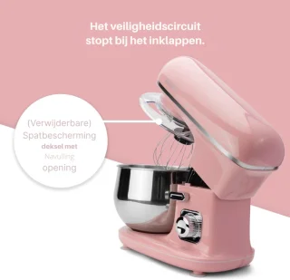 AMA® Keukenmachine Mixer met Mengkom - Roze