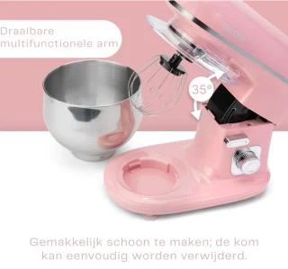 AMA® Keukenmachine Mixer met Mengkom - Roze